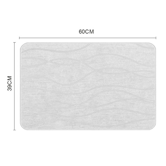 COMFEYA Stone Bath Mat Diatomaceous Earth Bath Mat - Fast-Drying, Non-Slip, and Eco-Friendly