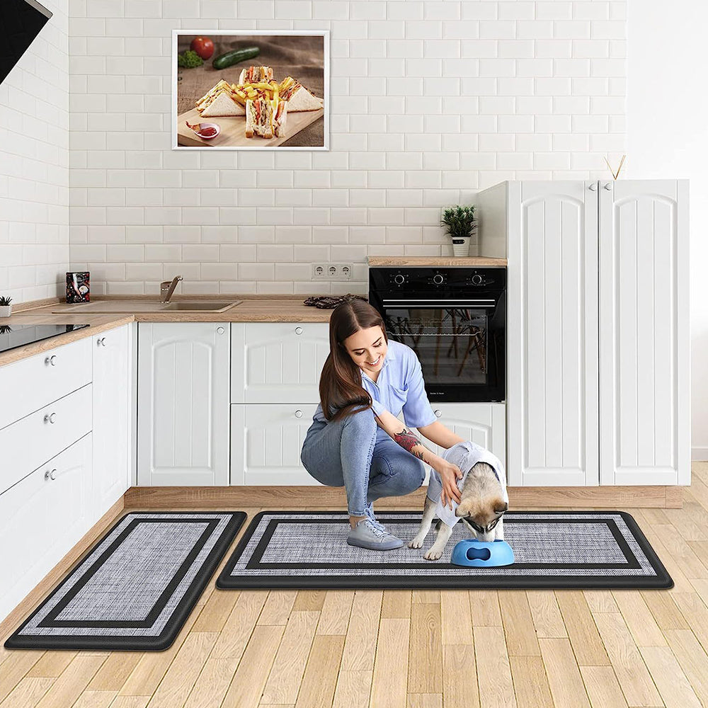 COMFEYA 2 Pack Non-Skid Waterproof Kitchen Mat