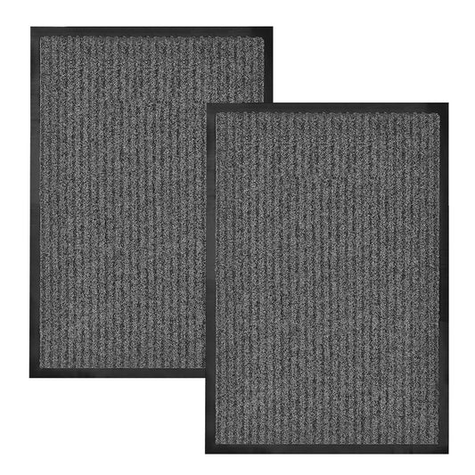 COMFEYA 2 Pack Front Door Mat Indoor Outdoor Entryway Welcome Mats