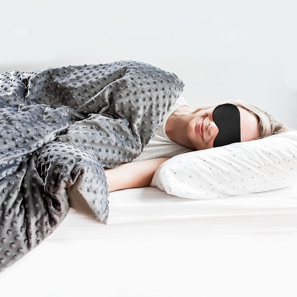 COMFEYA Soft and Comfortable Weighted Blanket Duvet Cover - Gray