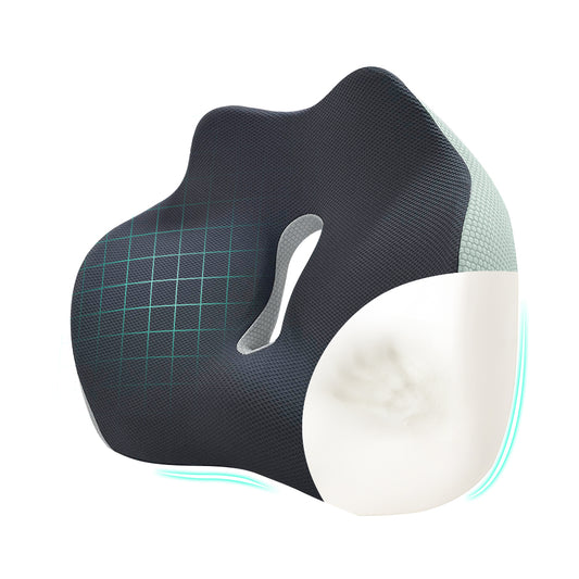 COMFEYA Ergonomic Design Memory Foam Seat Cushion