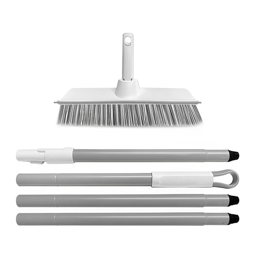 CLEANFOK 2-in-1 Adjustable Floor Cleaning Brush - Versatile and Efficient Floor Scrubbing
