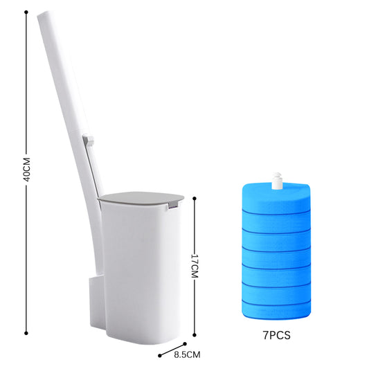 CLEANFOK Disposable Toilet Brush - Hassle-Free Toilet Bowl Cleaning