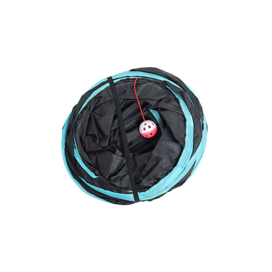 Pet Foldable Funny Exercise 4-Way Tunnel Play Toy