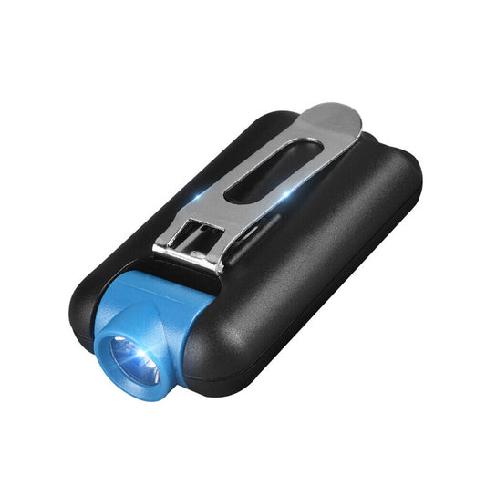 Mini LED Flashlight Keychain COB Work Light- USB Rechargeable