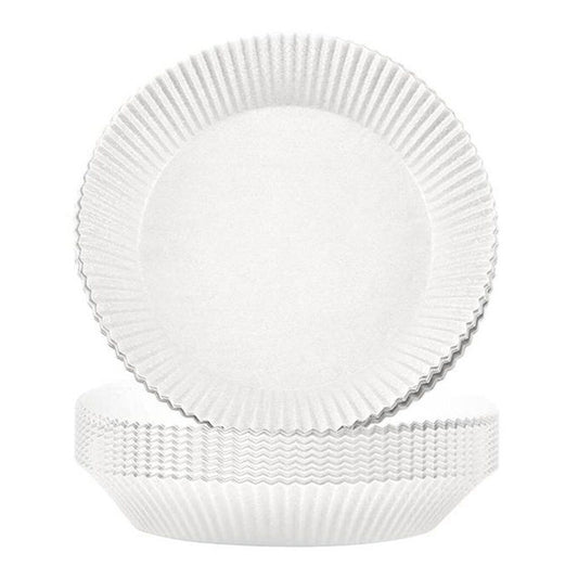50pcs Air Fryer Disposable Non-Stick Pan Parchment Baking Paper Liner - Available in Round and Square