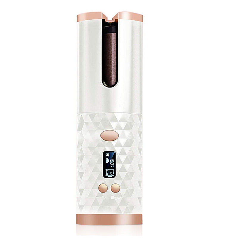 Portable Cordless Auto-Rotating Hair Curler - USB Rechargeable