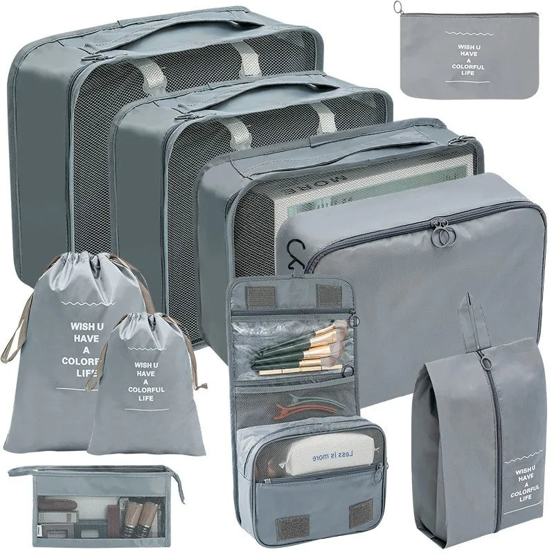 Travel Organizer Storage Bags Suitcase Packing Cubes Set