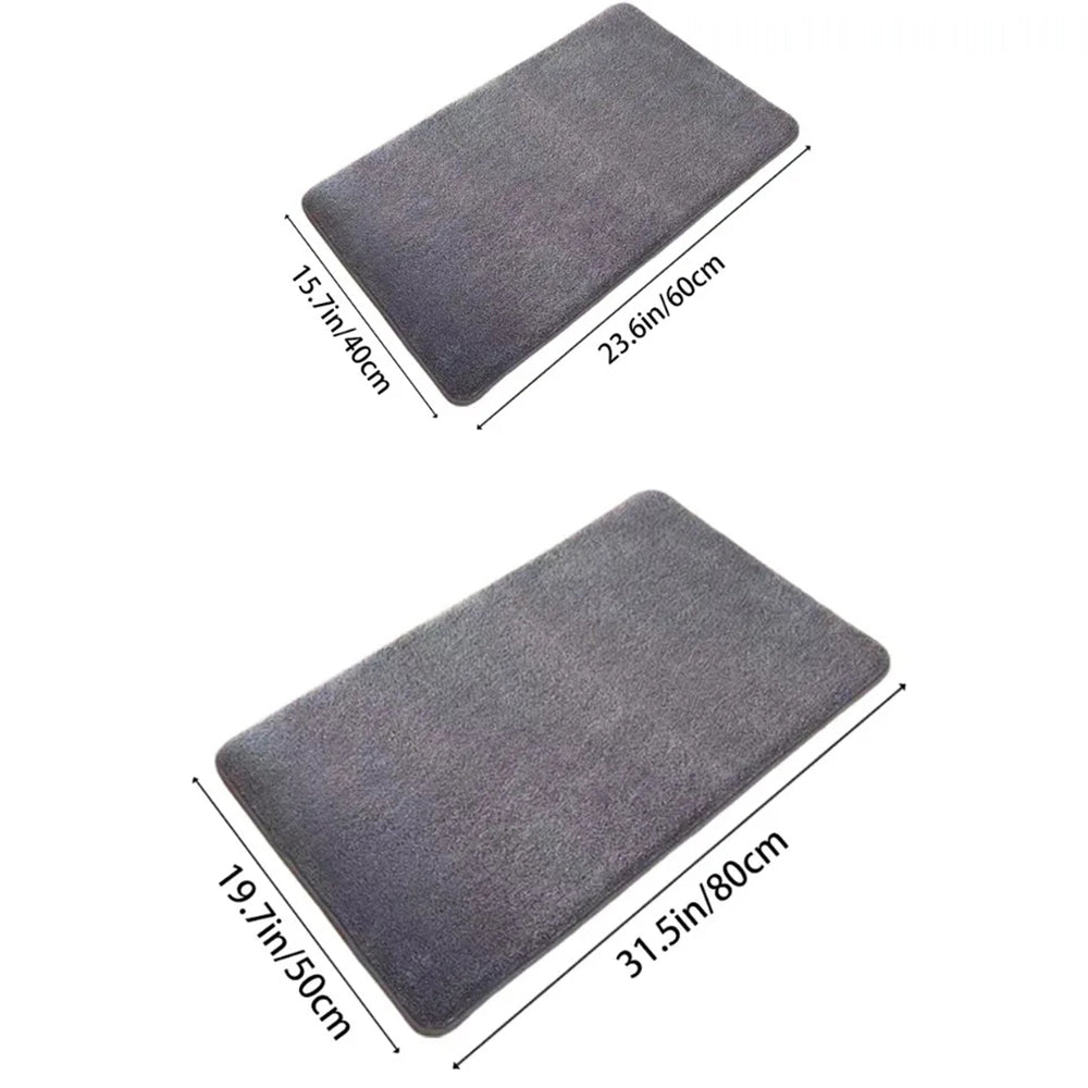 Super Absorbent Memory Foam Floor Mat Non-Slip Bathroom Rug