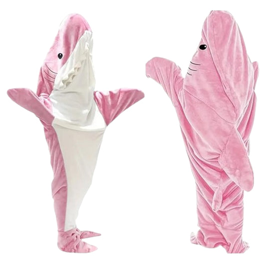 Funny Homewear Shark Onesie Sleeping Bag Winter Warm Blanket