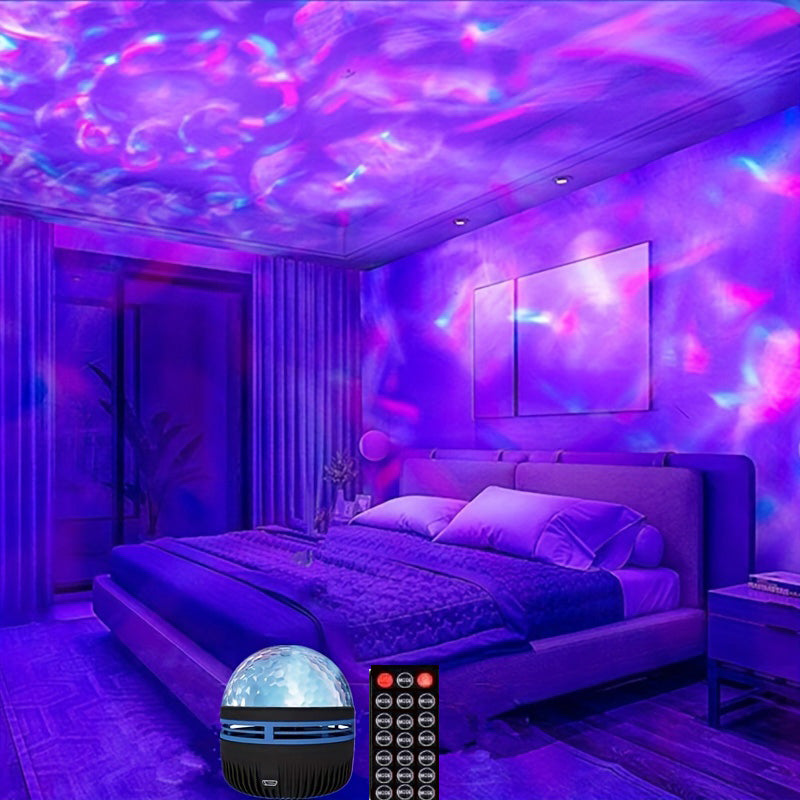 7-Colors Patterns Star Galaxy Projector Night Light