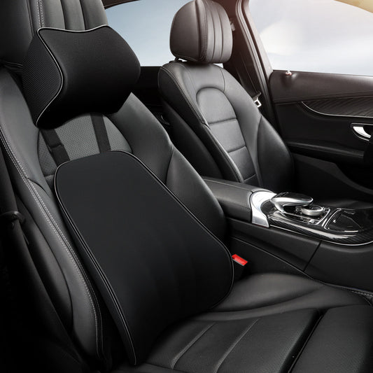 Car Headrest Neck Pillow Memory Foam Breathable Head Support Neck Rest Protector