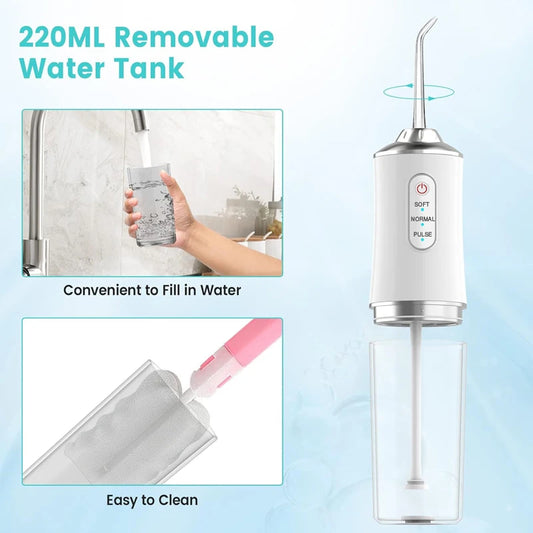 Portable Dental Water Flosser Oral Irrigator