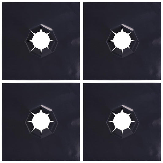 4-Piece Gas Stove Protector Set for Kitchen Cookware