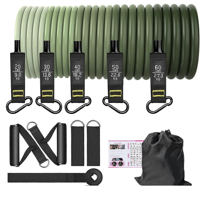 5-Piece Fitness Resistance Band Set
