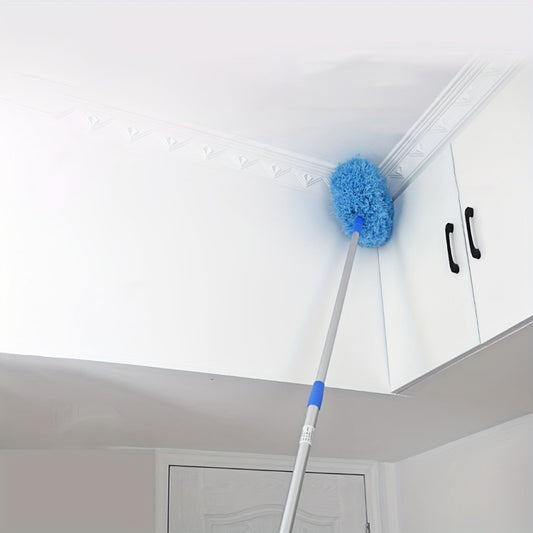Removable Washable Microfiber Ceiling Fan Duster with Extendable Pole