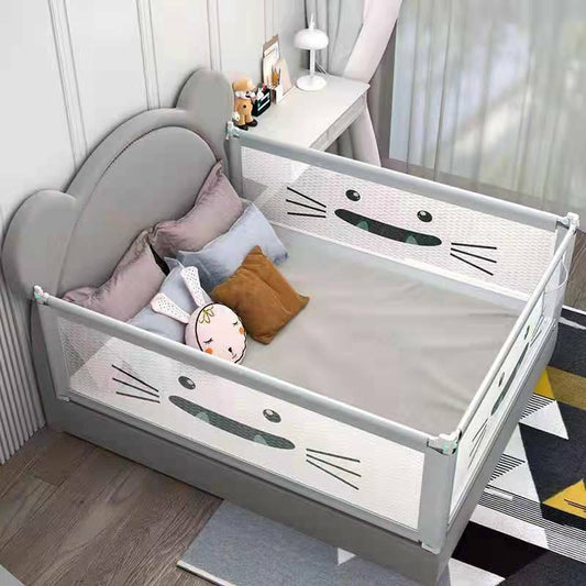 90CM Height Bed Rail BedRail Adjustable Folding Kids Safety Cot Guard Protecter
