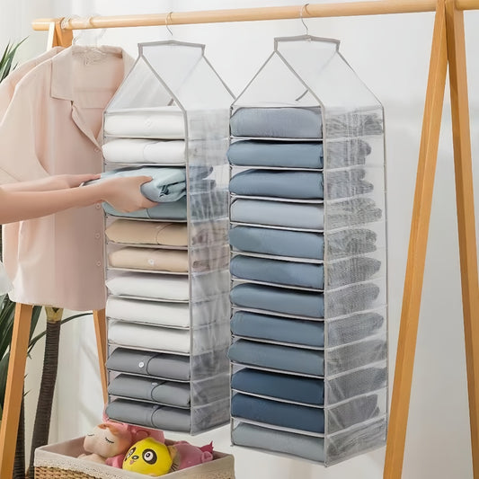 Wardrobe Hanging Storage Bag Cabinet Organizer