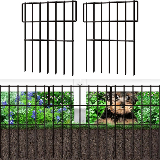 Garden Fence No Dig Fence Animal Barrier Fence Underground Decorative Garden Fencing