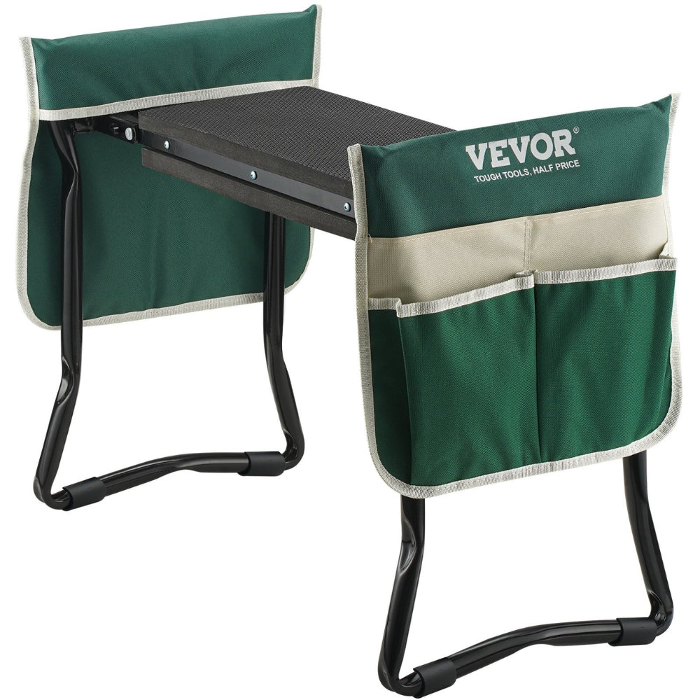 Garden Kneeler and Seat 330 lbs Load Capacity Foldable Garden Stool Kneeling Bench for Gardening