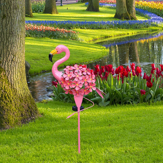 Garden Solar Lights Outdoor Solar Powered Flamingo Stake Lights