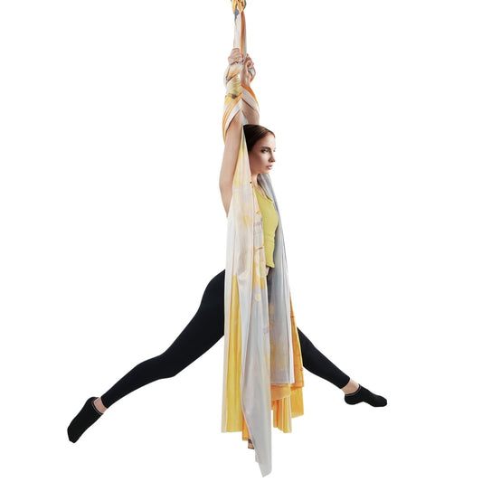 5.5 Yards Aerial Yoga Hammock & Swing Nylon Fabric Full Rigging Hardware