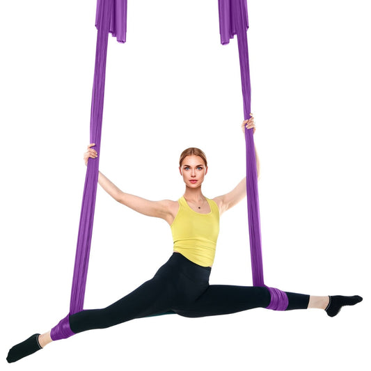 8.7 and 11 Yards Aerial Yoga Hammock & Swing Yoga Starter Kit