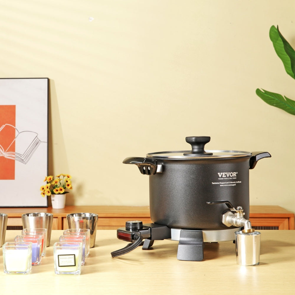 Wax Melter for Candle Making 5 Liter Large Electric Wax Melting Pot