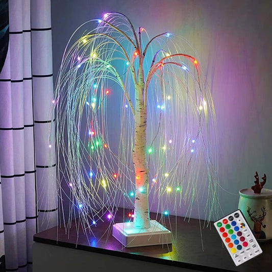 192 LED Willow Branch Lamp Dual Use for Home & Party Decor