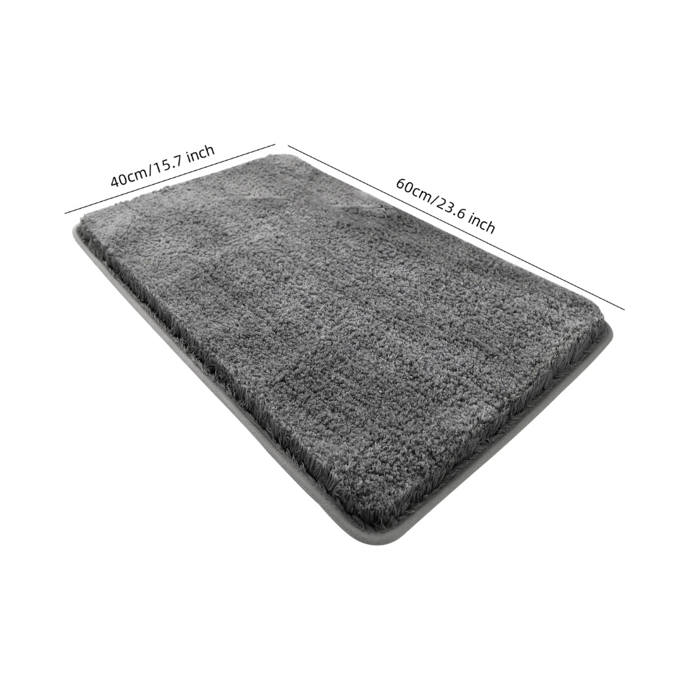 Soft Comfortable Thick Plush Floor Mat Bathroom Floor Rug Anti Slip