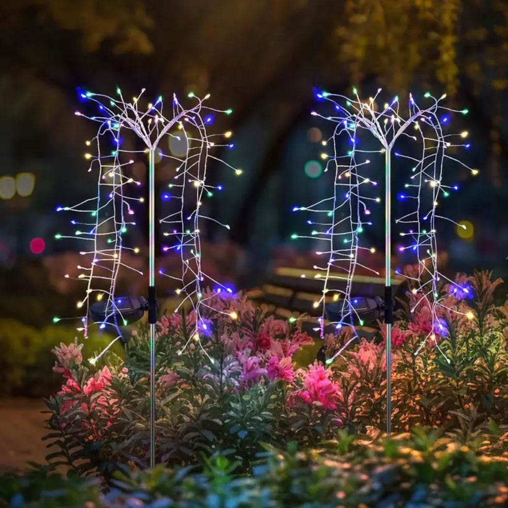 Solar LED String Light Outdoor Solar Artificial Tree Lights Waterproof
