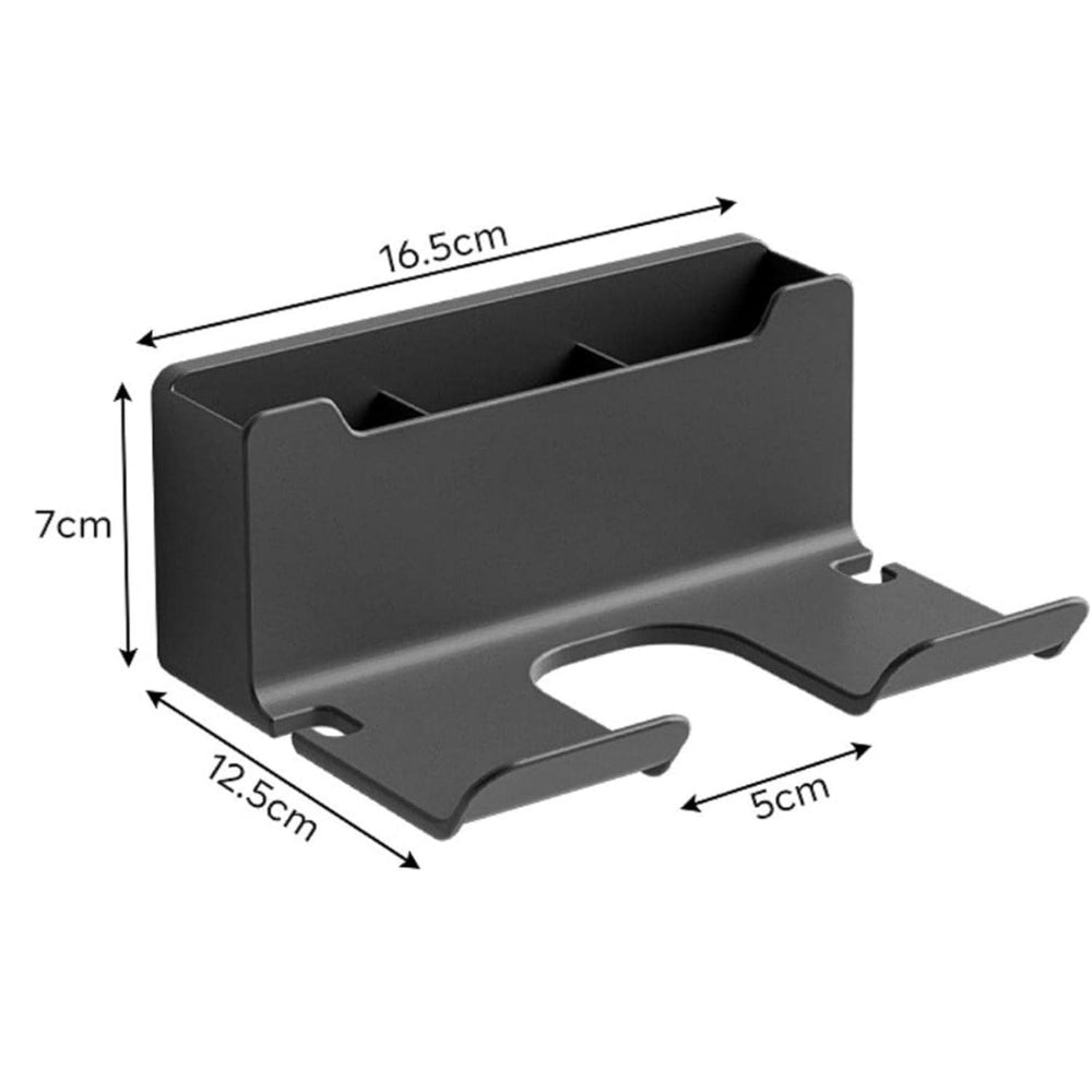 Hair Dryer Holder Wall Dryer Cradle Straightener Stand Organizer Box