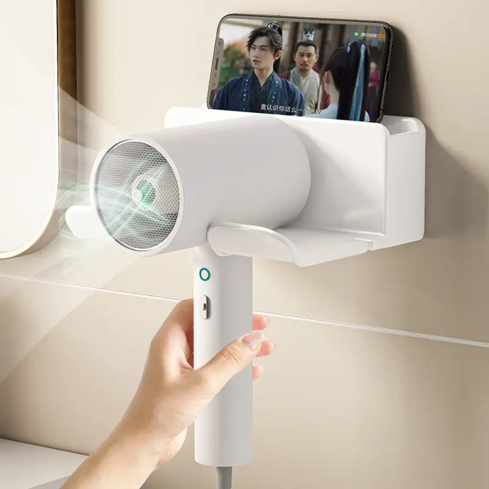 Hair Dryer Holder Wall Dryer Cradle Straightener Stand Organizer Box