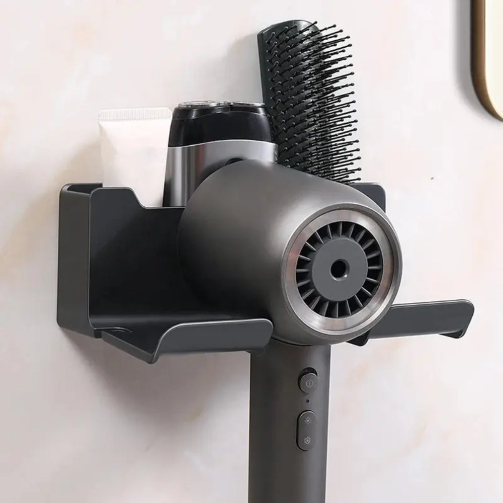 Hair Dryer Holder Wall Dryer Cradle Straightener Stand Organizer Box