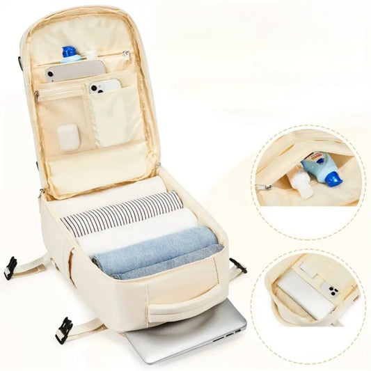 Women's Travel Backpack Carry On Backpack Flight Waterproof