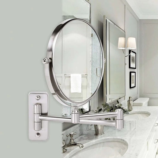 Double-Sided 5X/10X Magnifying Bathroom Mirror