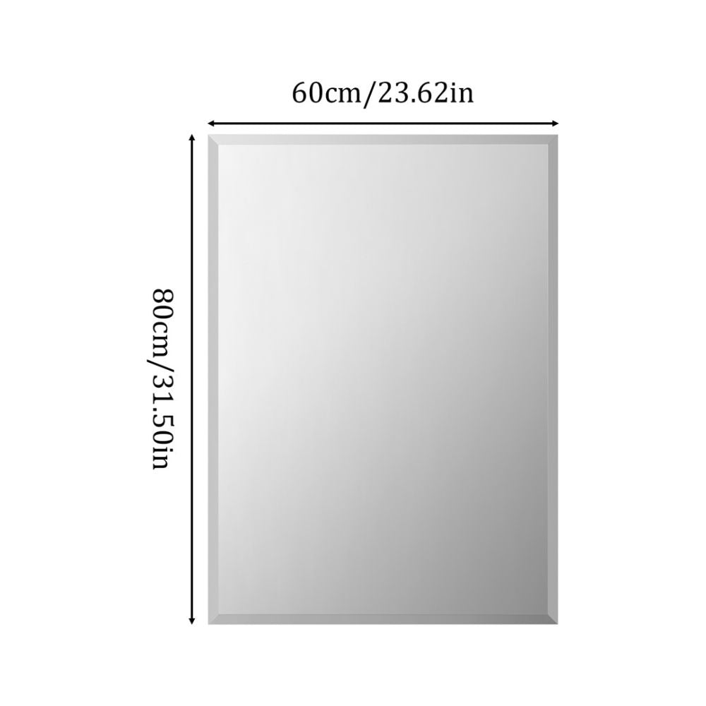 Rectangular Bathroom Mirror Shatter-proof Minimalist Design