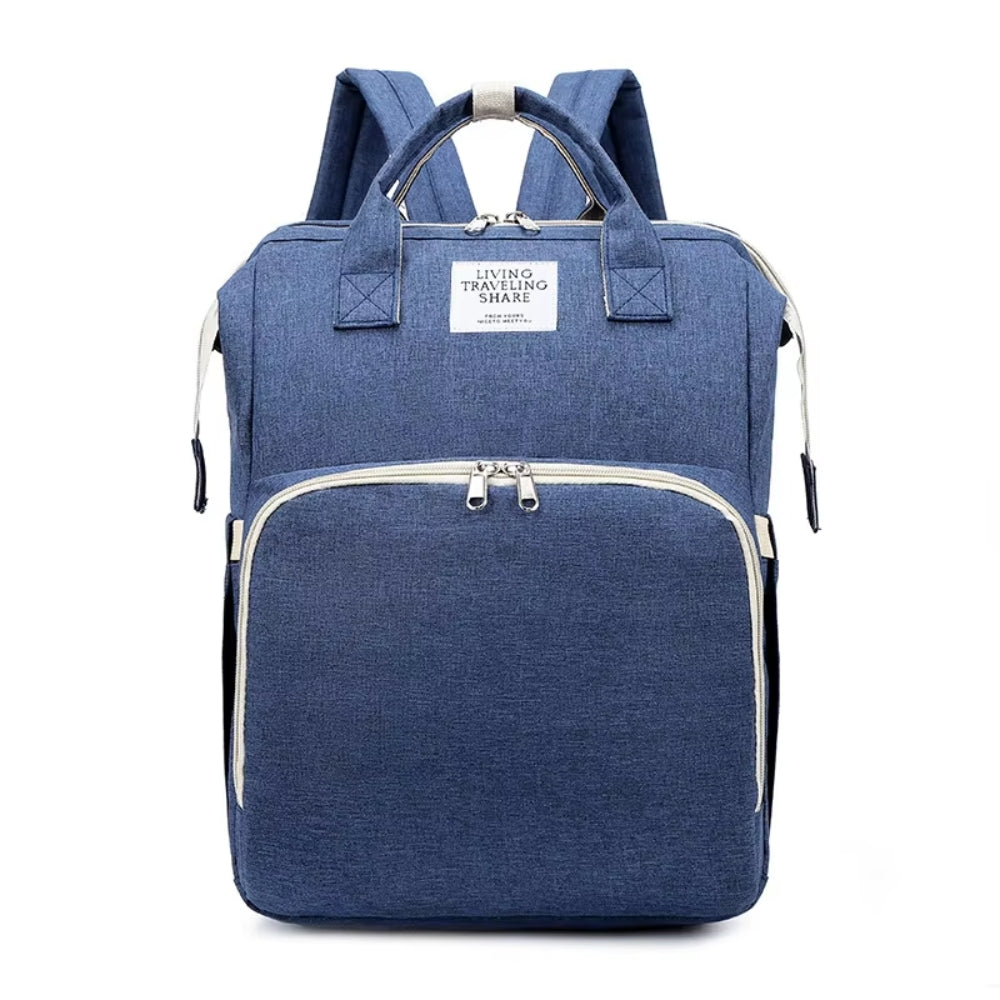 Foldable Diaper Bag with Changing Station Multifunction Portable Travel Back Pack