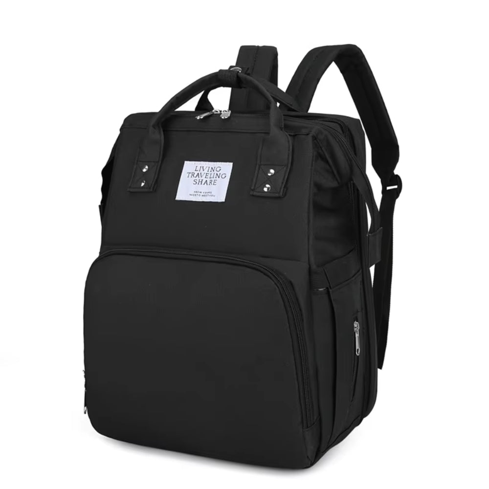 Foldable Diaper Bag with Changing Station Multifunction Portable Travel Back Pack