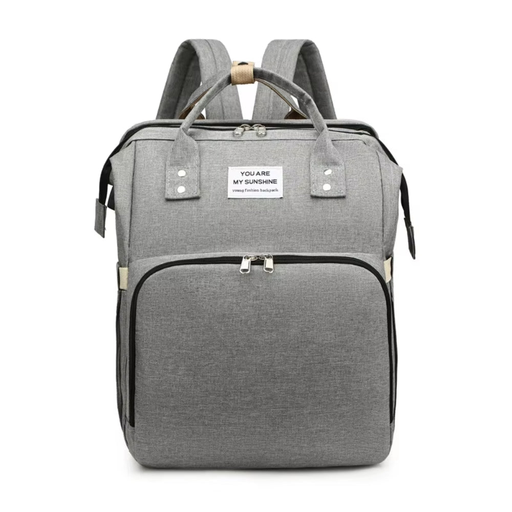 Foldable Diaper Bag with Changing Station Multifunction Portable Travel Back Pack