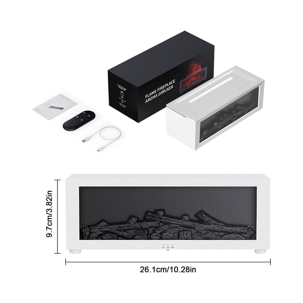 Aroma Humidifier Flame Essential Oil Diffuser Air Humidifier Aromatherapy