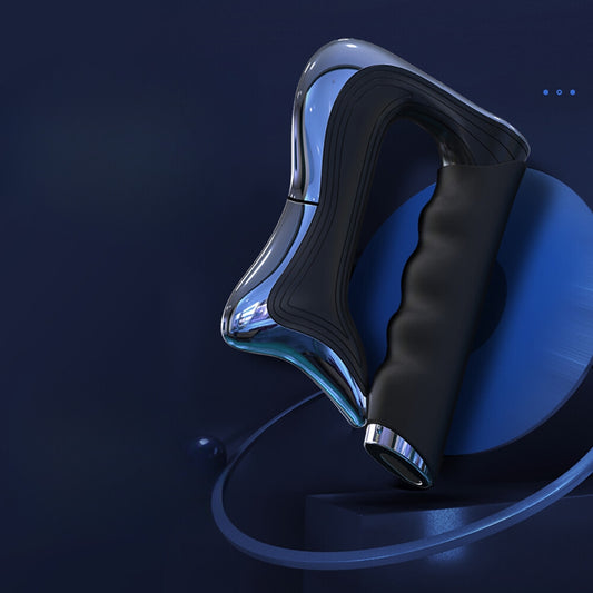 Electric Fascial Massager Microcurrent Vibration Muscle Relief Relaxation