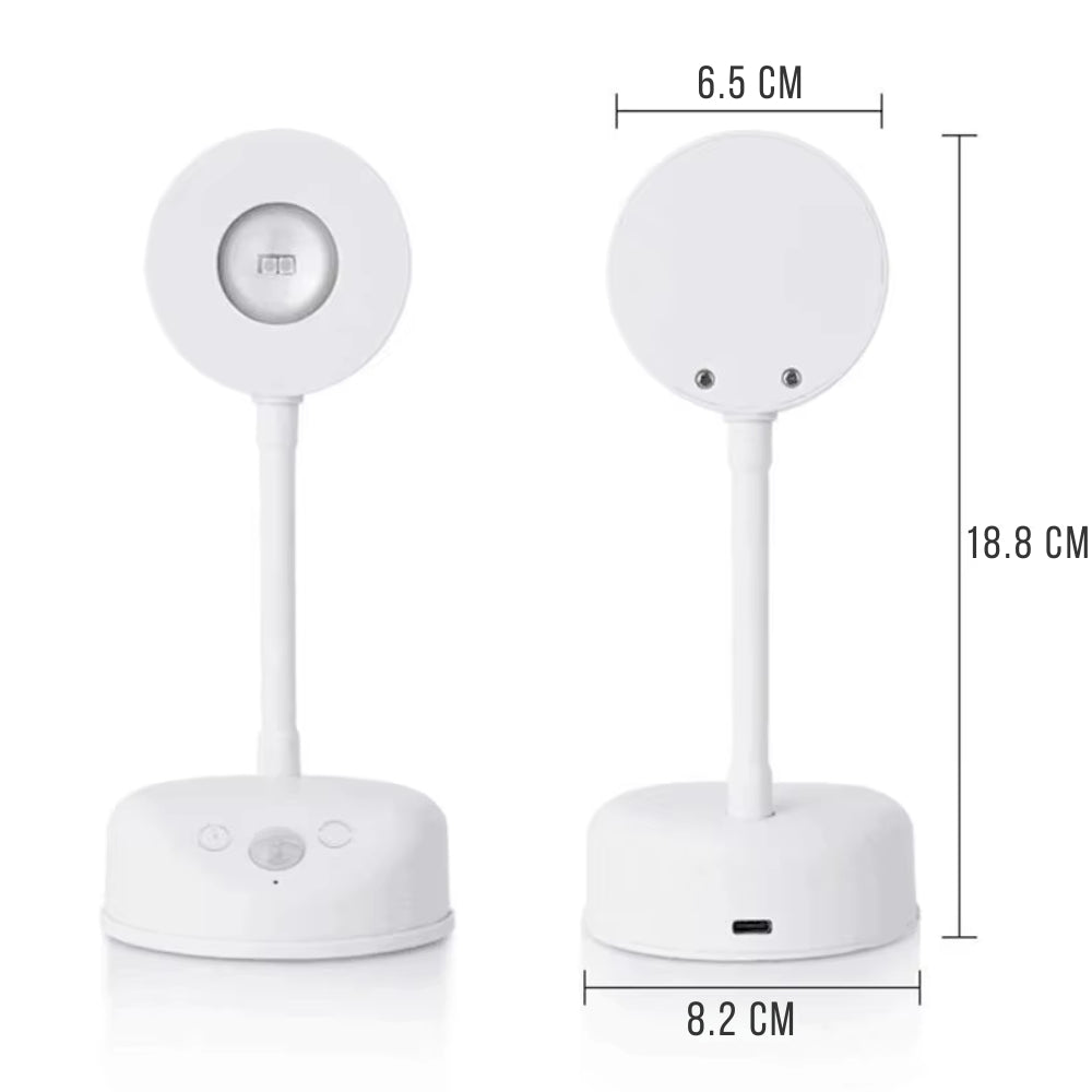 Night Light Motion Sensor Light Wireless USB LED Wall Lamp Indoor Lighting