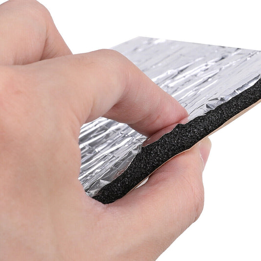 12PCS Car Engine Bay Bonnet Sound Deadener Noise Insulation Foam Proofing Heat