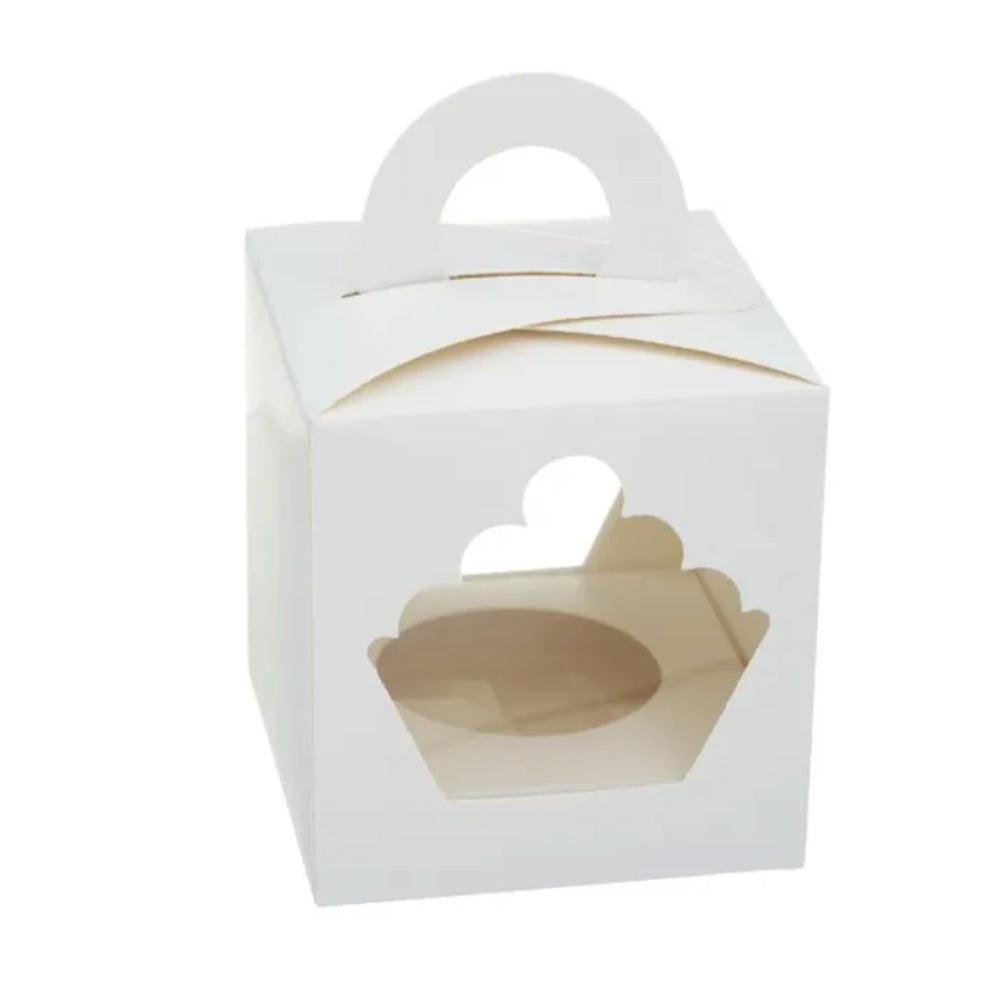 White Cardboard Cupcake Box 25pcs