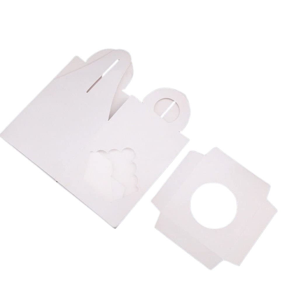 White Cardboard Cupcake Box 25pcs