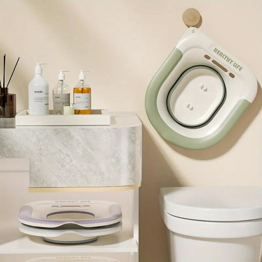 Portable Folding Toilet Sitz Bath For Toilet Seat