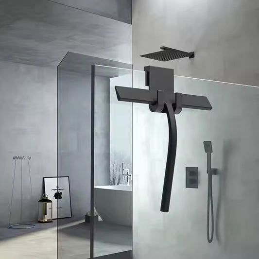 Shower Squeegee Glass Clean Scraper with Handle