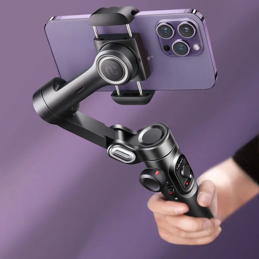 Smartphone Gimbal Stabilizer 3 Axis Handheld for iPhone & Android