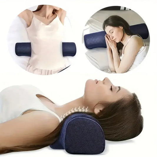 Orthopedic Memory Foam Neck Pillow Breathable and Washable for Cervical Support